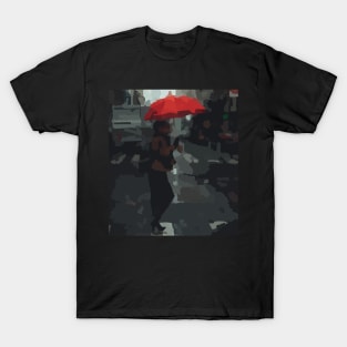 Rain in the city l T-Shirt